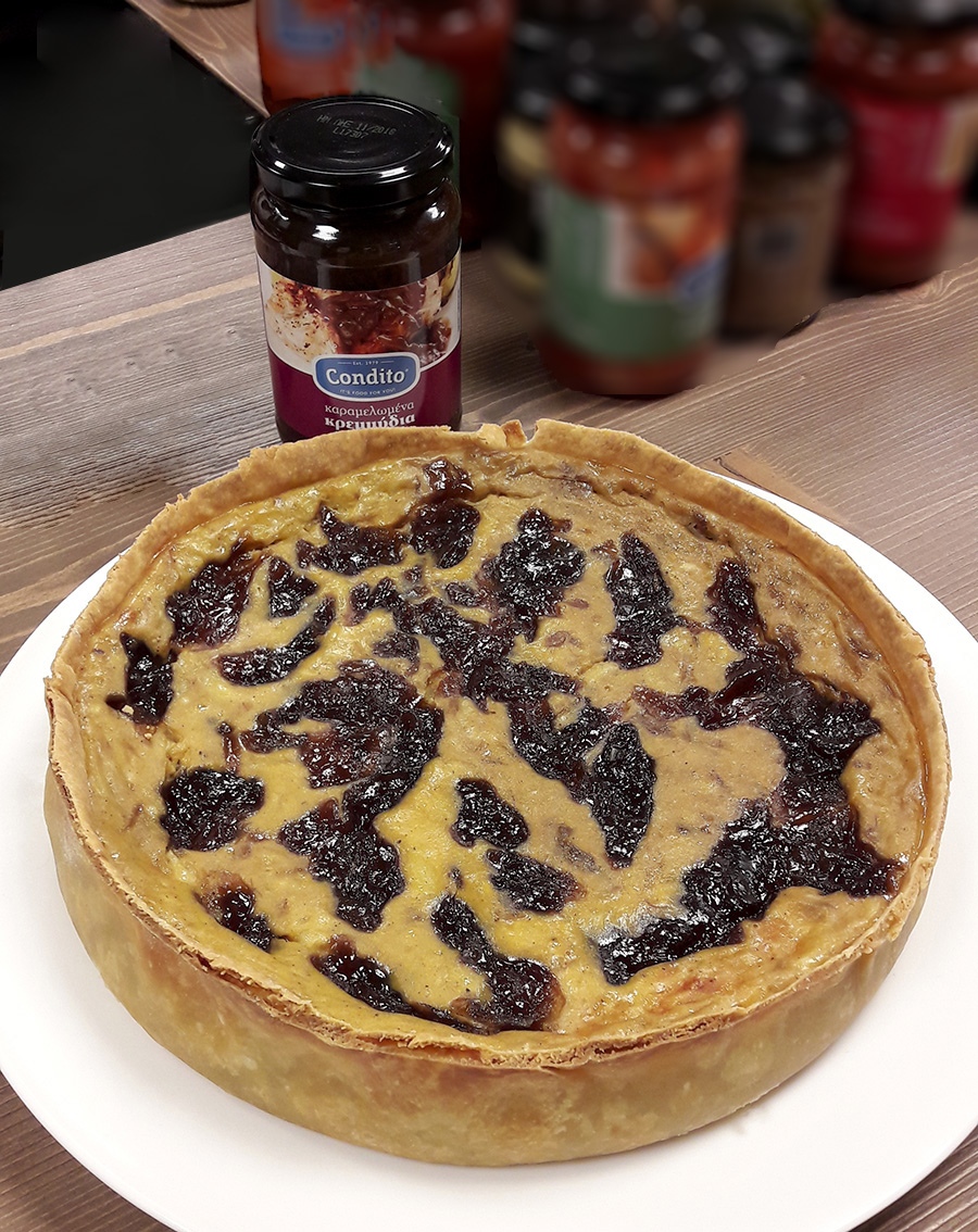 [:el]Quiche με καραμελωμένα κρεμμύδια[:en]Quiche with caramelized onions[:]